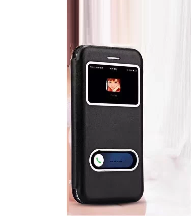 Bao da iPhone 6/ iPhone 6s (2 ô cửa số, hiệu OPEN)